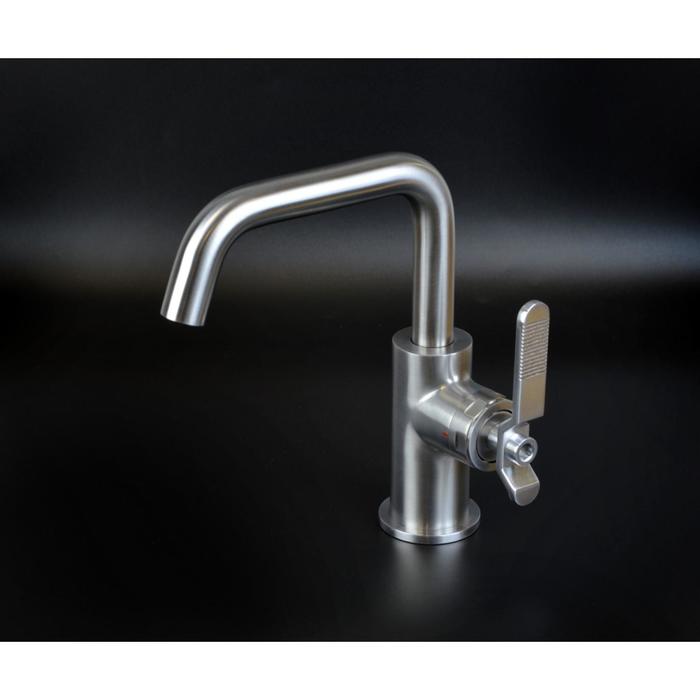 фото Смеситель для раковины 1760's loft 1178cc, однорычажный, излив 153 мм, матовый/хром bronze de luxe