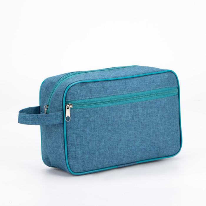 Косметичка дорожная, отдел на молнии, наружный карман, с подкладом, цвет бирюзовый
Косметичка дорожная, отдел на молнии, наружный карман, с подкладом, цвет бирюзовый