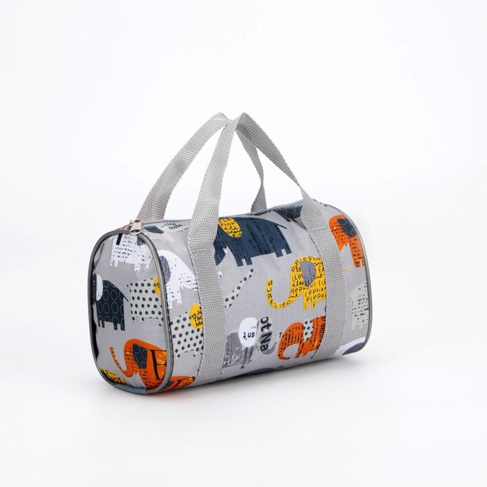 Сумка детская на молнии, цвет серый
Сумка детская на молнии, цвет серый