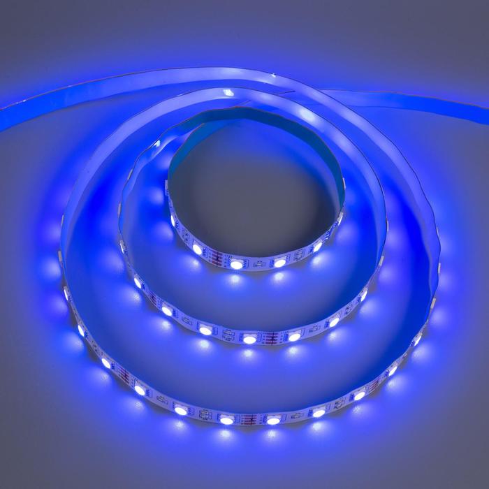 Светодиодная лента «Эра» 5 м, IP20, SMD5050, 60 LED/м, 14.4 Вт/м, 12 В, RGB