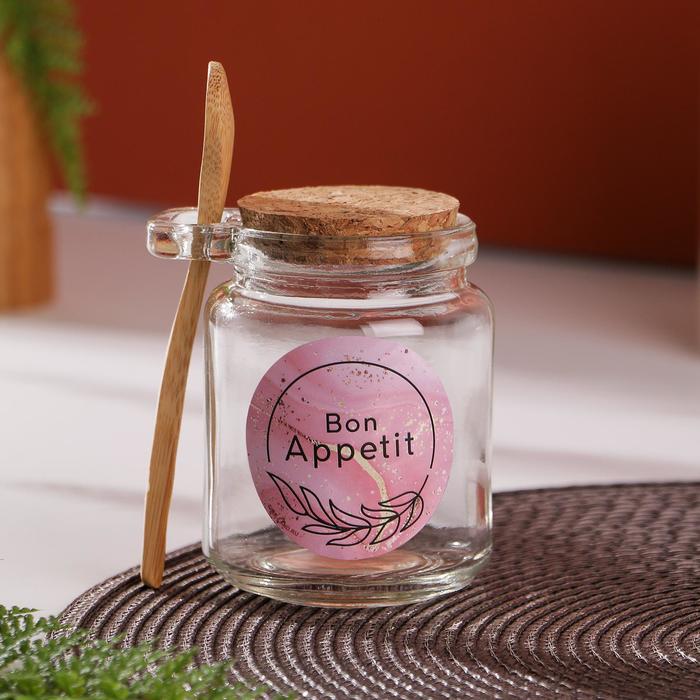 Банка для хранения с ложкой Bon appetit, 300 мл
Банка для хранения с ложкой Bon appetit, 300 мл