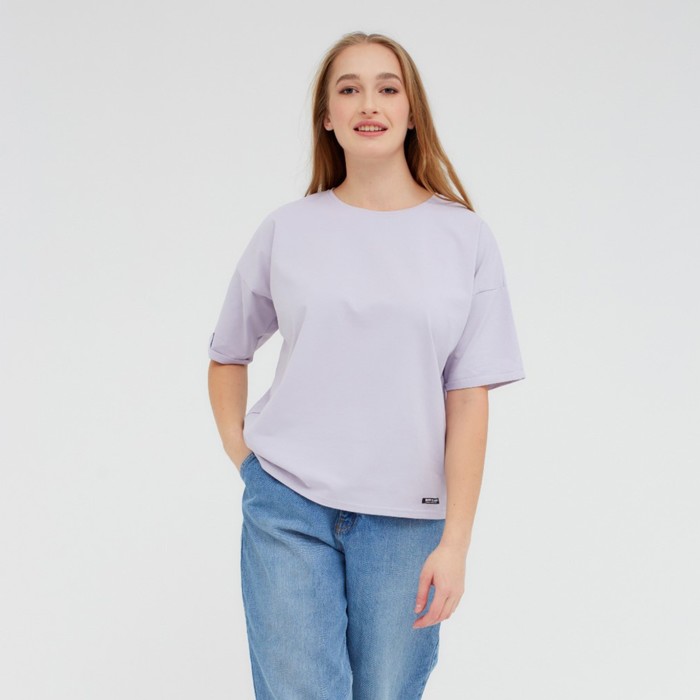 Футболка, цвет лиловый, размер 46 
Футболка, цвет лиловый, размер 46