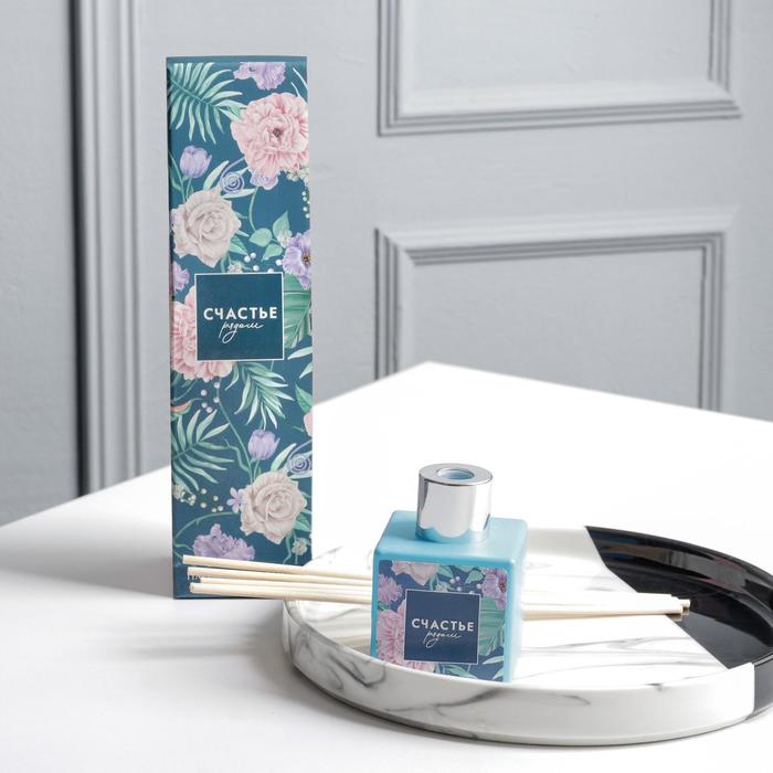 Ароматизатор для дома «Счастье», 50 мл, с цветочным ароматом
Ароматизатор для дома «Счастье», 50 мл, с цветочным ароматом