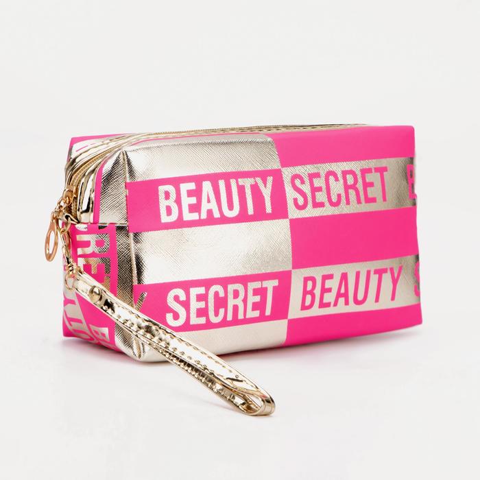 Косметичка на молнии, с ручкой, цвет малиновый
Косметичка на молнии, с ручкой, цвет малиновый