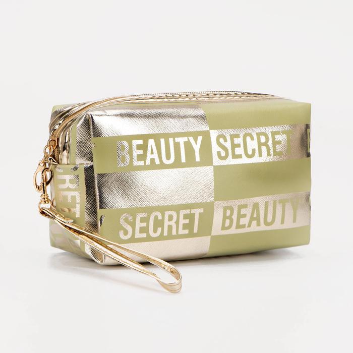 Косметичка на молнии, с ручкой, цвет оливковый
Косметичка на молнии, с ручкой, цвет оливковый