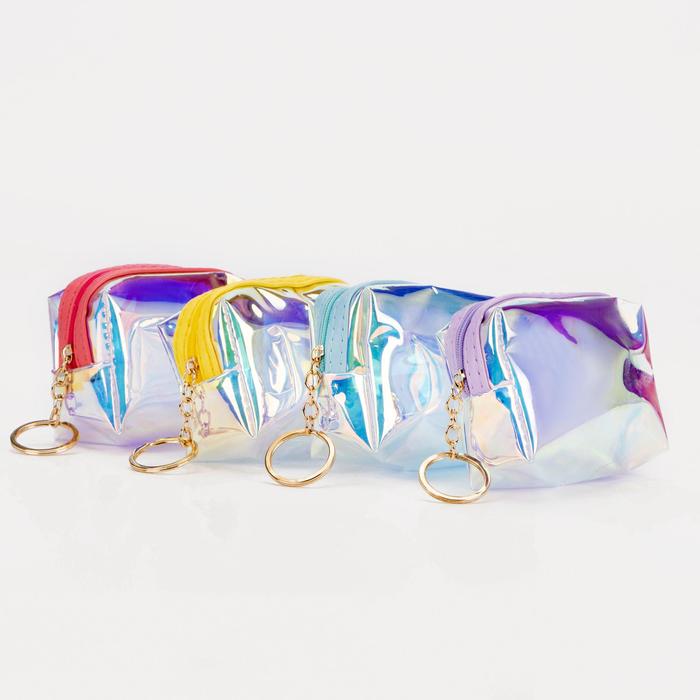 Кошелёк на молнии, кольцо, цвет МИКС
Кошелёк на молнии, кольцо, цвет МИКС