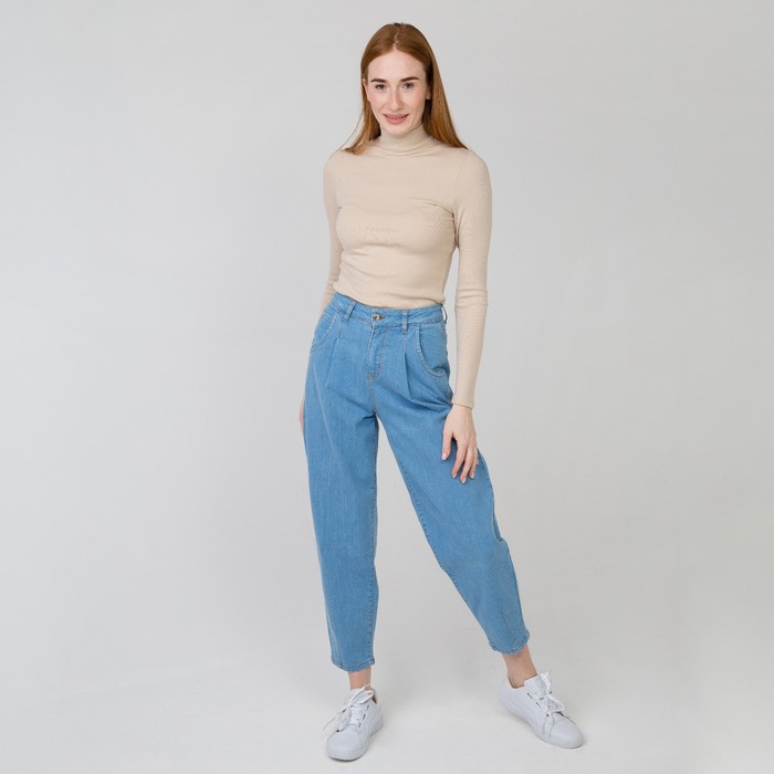 Джинсы женские, светло-голубой, размер 48
Джинсы женские, светло-голубой, размер 48