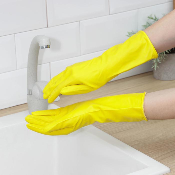 Перчатки латексные хозяйственные Komfi, с хлопковым напылением, размер L, цвет жёлтый
Перчатки латексные хозяйственные Komfi, с хлопковым напылением, размер L, цвет жёлтый