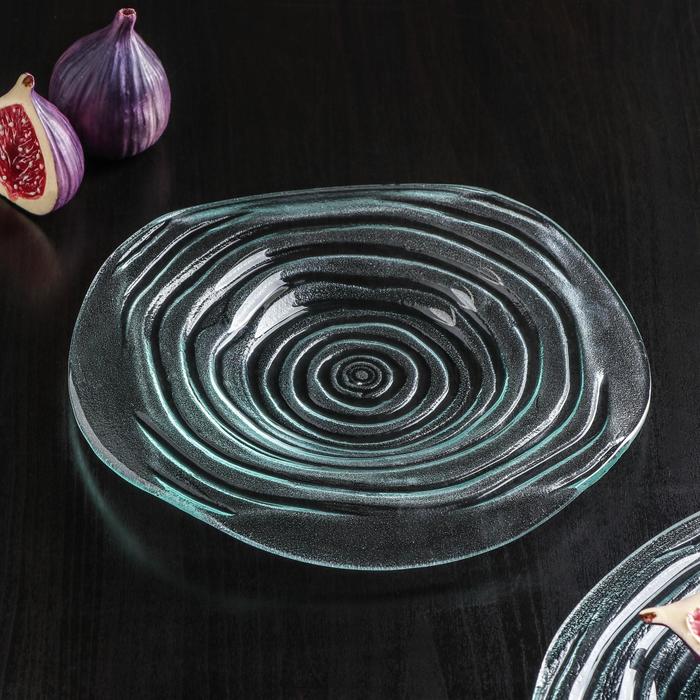 Блюдо сервировочное Magistro «Авис. Текстура», 22×22×2 см, цвет прозрачный
Блюдо сервировочное Magistro «Авис. Текстура», 22×22×2 см, цвет прозрачный