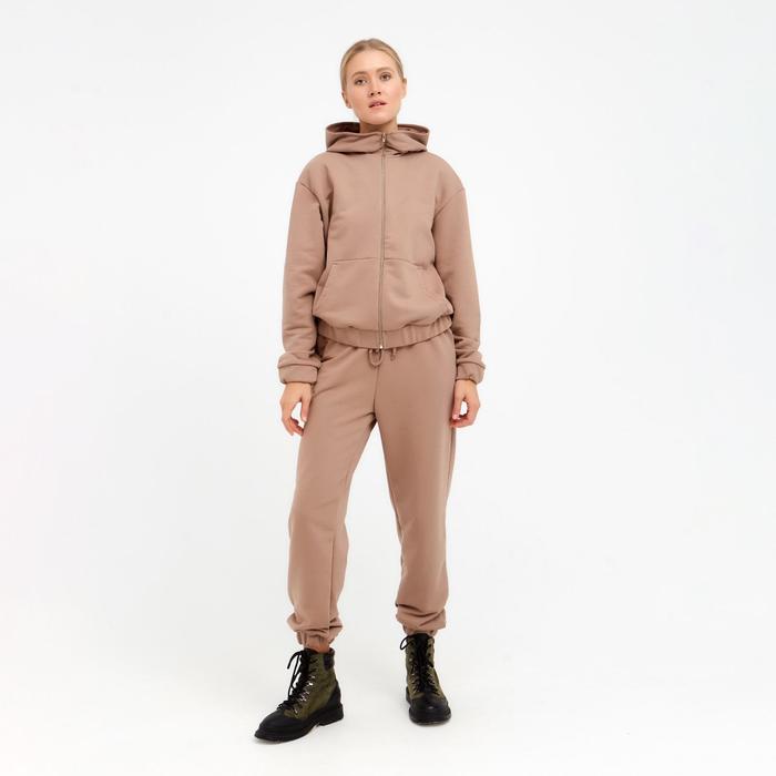 Костюм женский (толстовка, брюки) MINAKU: Casual collection цвет бежевый, размер 44
Костюм женский (толстовка, брюки) MINAKU: Casual collection цвет бежевый, размер 44