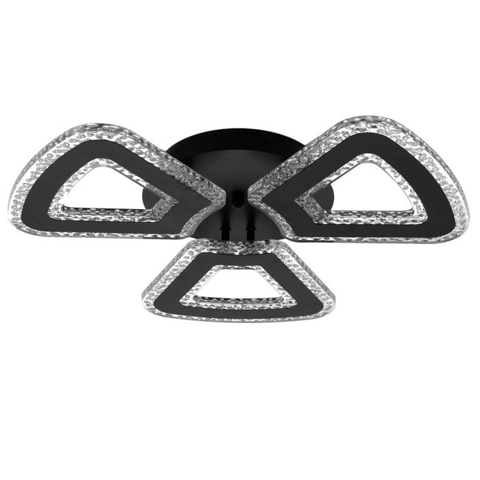 Люстра с ПДУ 1096/3BK LED 126Вт диммер черный 50х50х8 см
Люстра с ПДУ 1096/3BK LED 126Вт диммер черный 50х50х8 см