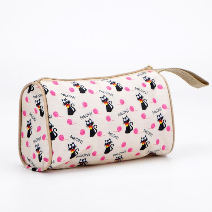 Косметичка на молнии, цвет розовый
Косметичка на молнии, цвет розовый