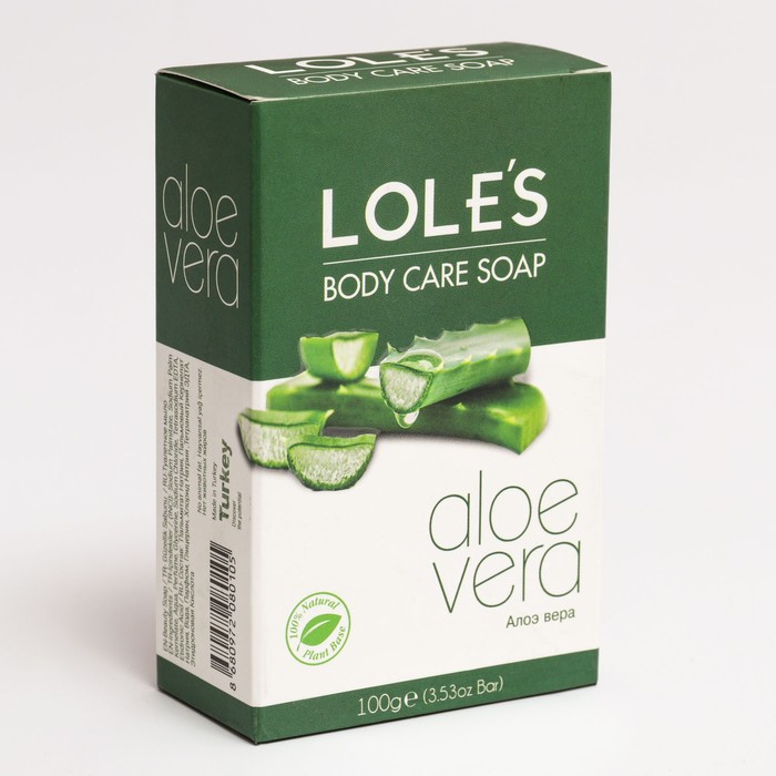 Мыло туалетное LOLE'S "Алоэвера" 100 г 
Мыло туалетное LOLE'S "Алоэвера" 100 г
