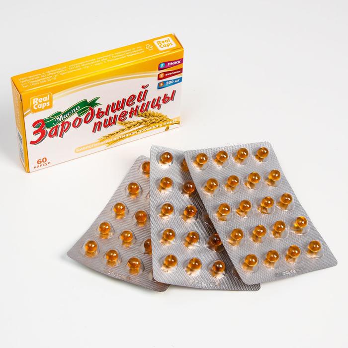 Масло зародышей пшеницы, 60 капсул по 300 мг
Масло зародышей пшеницы, 60 капсул по 300 мг