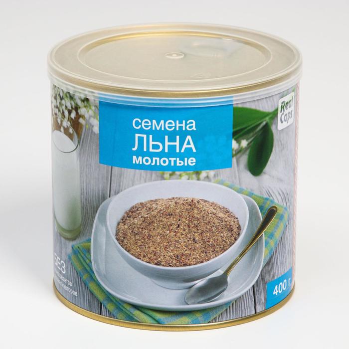 Семена льна молотые, 400 г
Семена льна молотые, 400 г