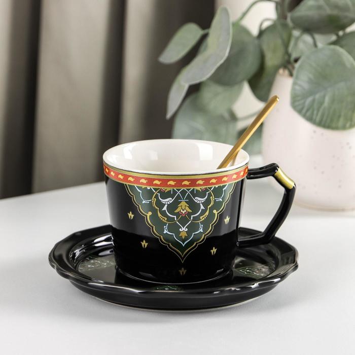 Кофейная пара с ложкой «Узор», чашка 200 мл, блюдце d=13,5 см
Кофейная пара с ложкой «Узор», чашка 200 мл, блюдце d=13,5 см