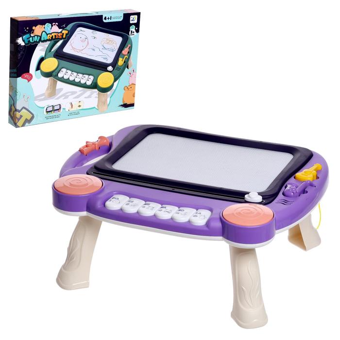 Развивающий столик «Рисуй под музыку», световые и звуковые эффекты, цвета МИКС
Развивающий столик «Рисуй под музыку», световые и звуковые эффекты, цвета МИКС