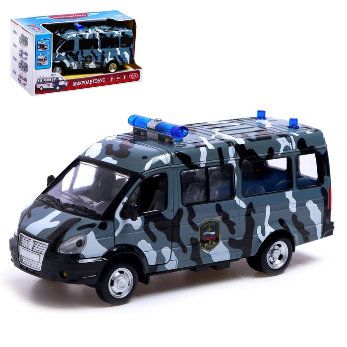 Машина инерционная «ОМОН», масштаб 1:29, свет и звук
Машина инерционная «ОМОН», масштаб 1:29, свет и звук