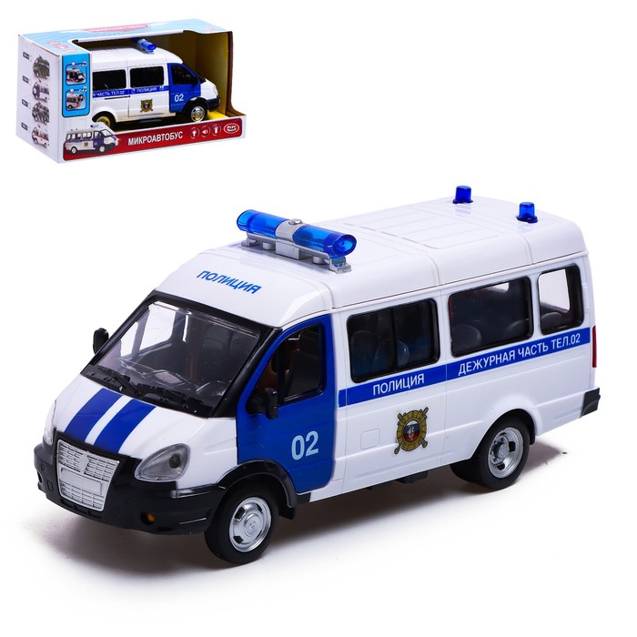 Машина инерционная «Полиция», масштаб 1:29, свет и звук
Машина инерционная «Полиция», масштаб 1:29, свет и звук
