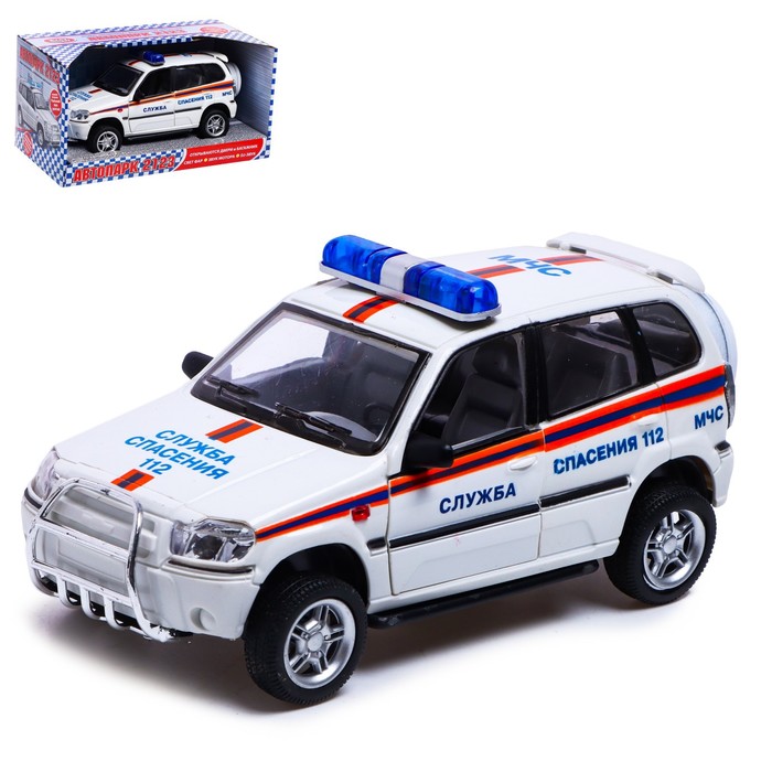 Машина инерционная «Служба спасения», свет и звук
Машина инерционная «Служба спасения», свет и звук