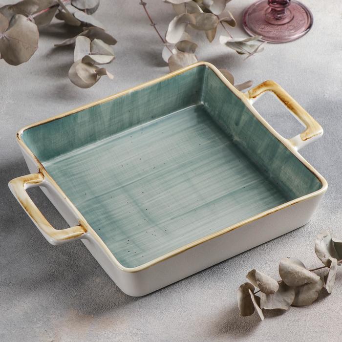Блюдо для запекания «Берилл», 31×23×5 см, цвет серо-зелёный
Блюдо для запекания «Берилл», 31×23×5 см, цвет серо-зелёный