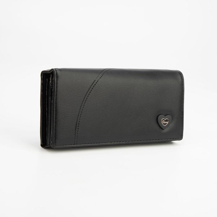 Кошелёк на магнитах, цвет чёрный
Кошелёк на магнитах, цвет чёрный