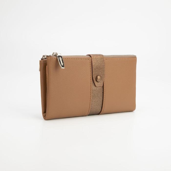 Кошелёк на кнопке, цвет бежевый
Кошелёк на кнопке, цвет бежевый