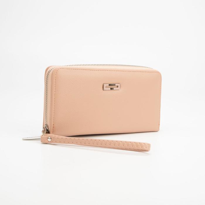 Кошелёк на молнии, с ручкой, цвет розовый
Кошелёк на молнии, с ручкой, цвет розовый