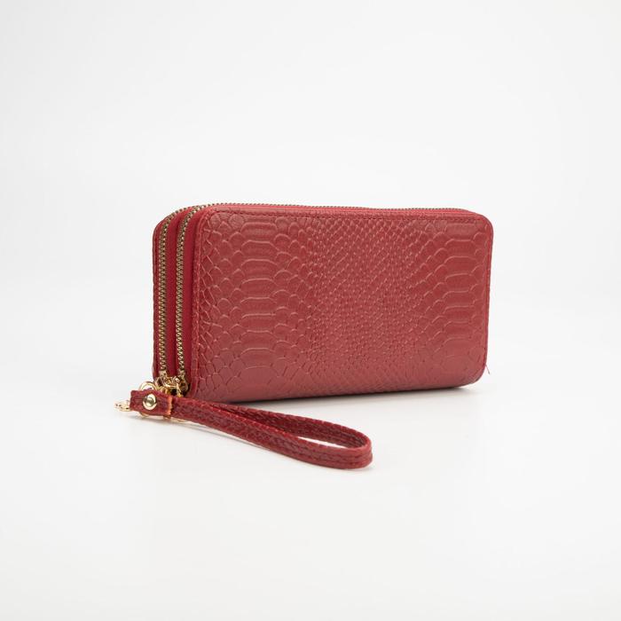 Кошелёк женский, 2 отдела на молниях, цвет бордовый
Кошелёк женский, 2 отдела на молниях, цвет бордовый