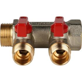 Коллектор STOUT SMB 6200 341202, с шаровыми кранами, 3/4", 2 выхода, 1/2", красные ручки
Коллектор STOUT SMB 6200 341202, с шаровыми кранами, 3/4", 2 выхода, 1/2", красные ручки