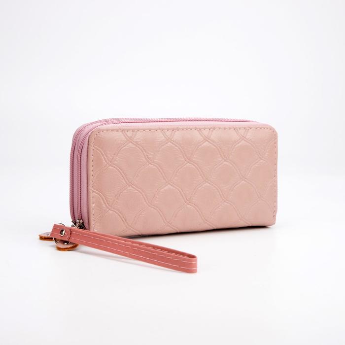 Кошелёк женский, 2 отдела на молниях, цвет розовый
Кошелёк женский, 2 отдела на молниях, цвет розовый