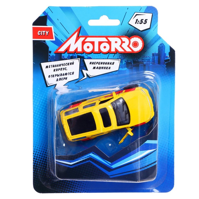 Машинка металлическая «Гонка» 1:55, Motorro, открываются двери
Машинка металлическая «Гонка» 1:55, Motorro, открываются двери