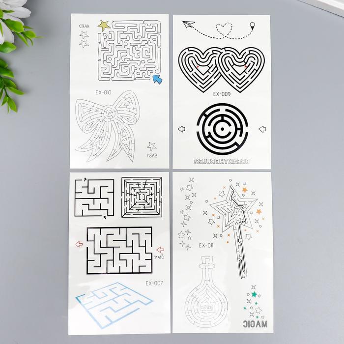 Татуировка на тело фосфорная "Лабиринты" МИКС 12х7,5 см
Татуировка на тело фосфорная "Лабиринты" МИКС 12х7,5 см