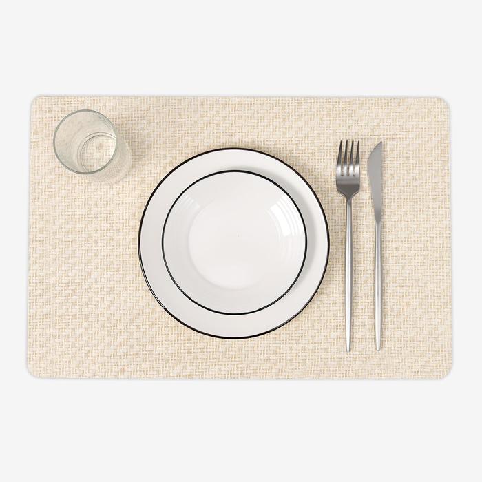 Салфетка сервировочная на стол «Коса», 45×30 см, цвет песочный 
Салфетка сервировочная на стол «Коса», 45×30 см, цвет песочный