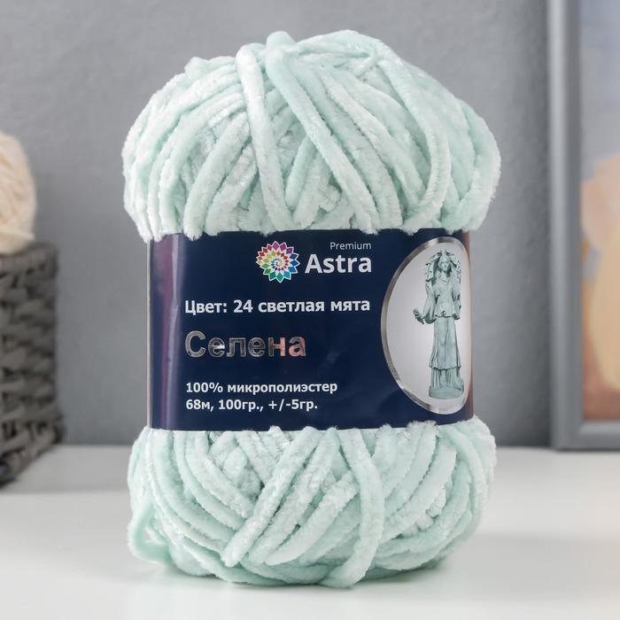 Пряжа Astra Premium 'Селена' 100% микрополиэстер 68м/100гр (24 светлая мята)
Пряжа Astra Premium 'Селена' 100% микрополиэстер 68м/100гр (24 светлая мята)