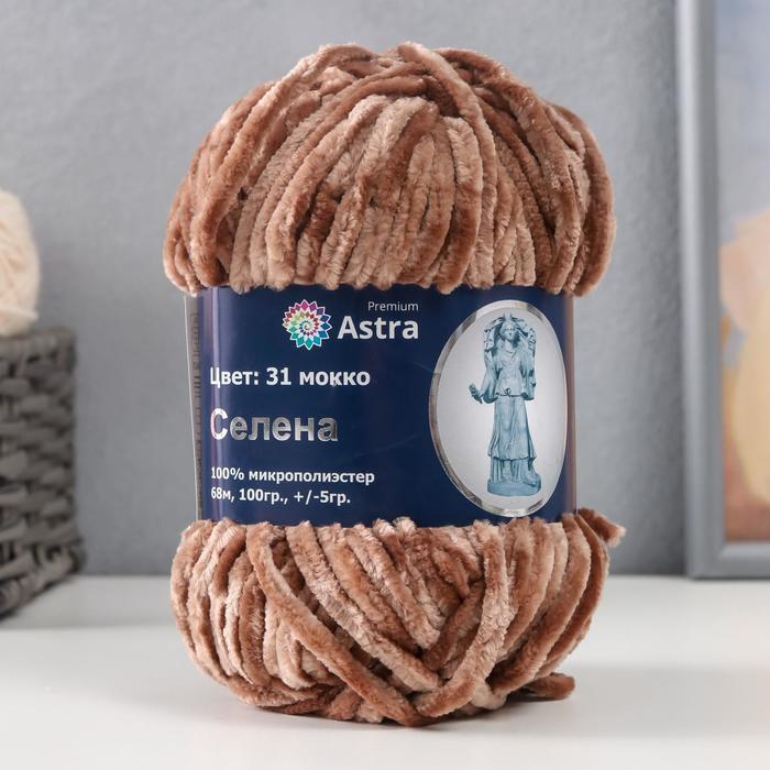 Пряжа Astra Premium 'Селена' 100% микрополиэстер 68м/100гр (31 мокко)
Пряжа Astra Premium 'Селена' 100% микрополиэстер 68м/100гр (31 мокко)
