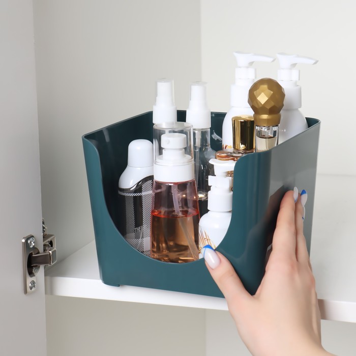 Контейнер для хранения маникюрных/косметических принадлежностей, 1 секция, 17,6 × 16 × 13,3 см, цвет МИКС
Контейнер для хранения маникюрных/косметических принадлежностей, 1 секция, 17,6 × 16 × 13,3 см, цвет МИКС