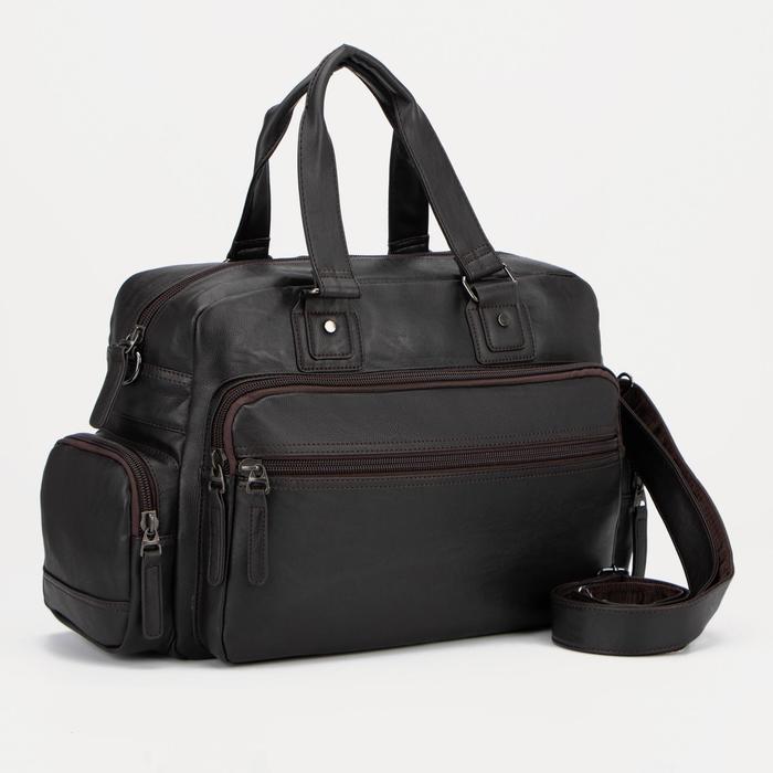 Сумка дорожная на молнии, 5 наружных карманов, длинный ремень, цвет коричневый
Сумка дорожная на молнии, 5 наружных карманов, длинный ремень, цвет коричневый