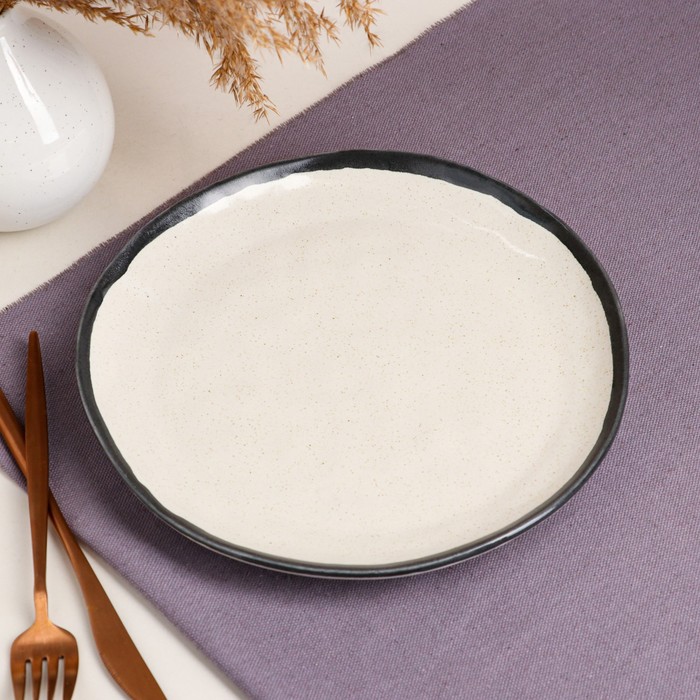 Тарелка "Круглая", графит лайт, 24 см 
Тарелка "Круглая", графит лайт, 24 см