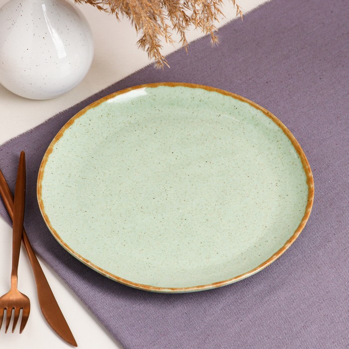 Тарелка "Круглая", фисташка коричневый лофт, 24 см
Тарелка "Круглая", фисташка коричневый лофт, 24 см