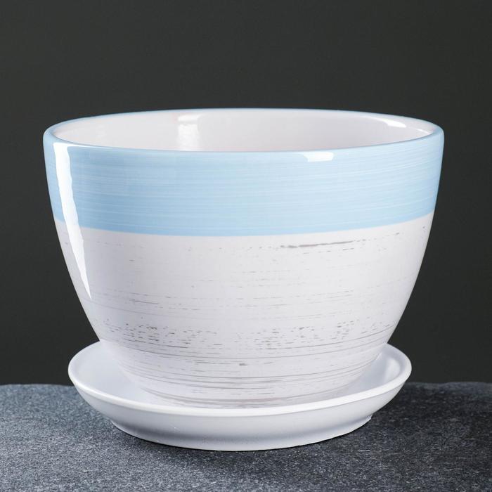 Горшок цветочный Акварель голубая 1,65 л
Горшок цветочный Акварель голубая 1,65 л