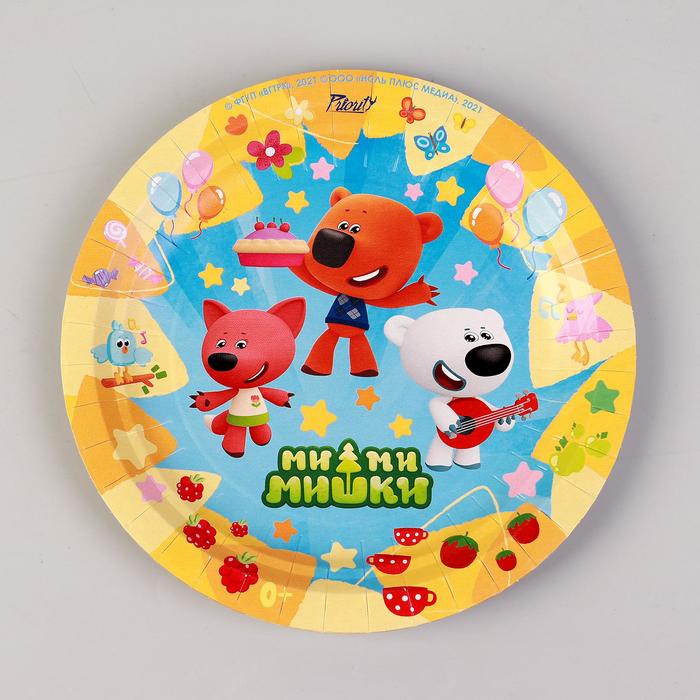 Тарелка бумажная «Ми-ми-мишки», 18 см, набор 6 шт.
Тарелка бумажная «Ми-ми-мишки», 18 см, набор 6 шт.