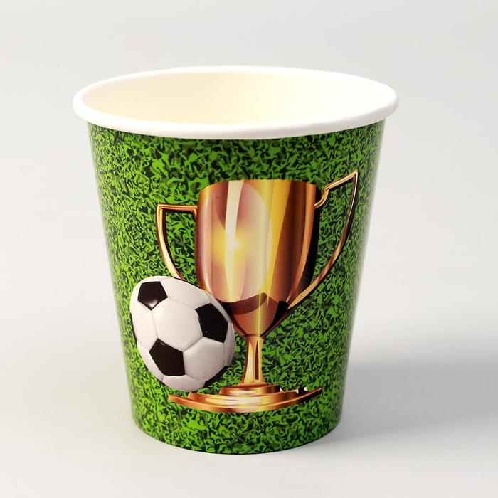 Стакан бумажный «Футбол», 190 мл, набор 6 шт .
Стакан бумажный «Футбол», 190 мл, набор 6 шт .