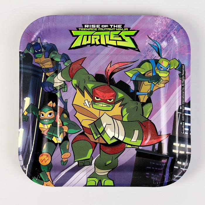Тарелка бумажная «Черепашки ниндзя», 17 см, набор 8 шт. 
Тарелка бумажная «Черепашки ниндзя», 17 см, набор 8 шт.
