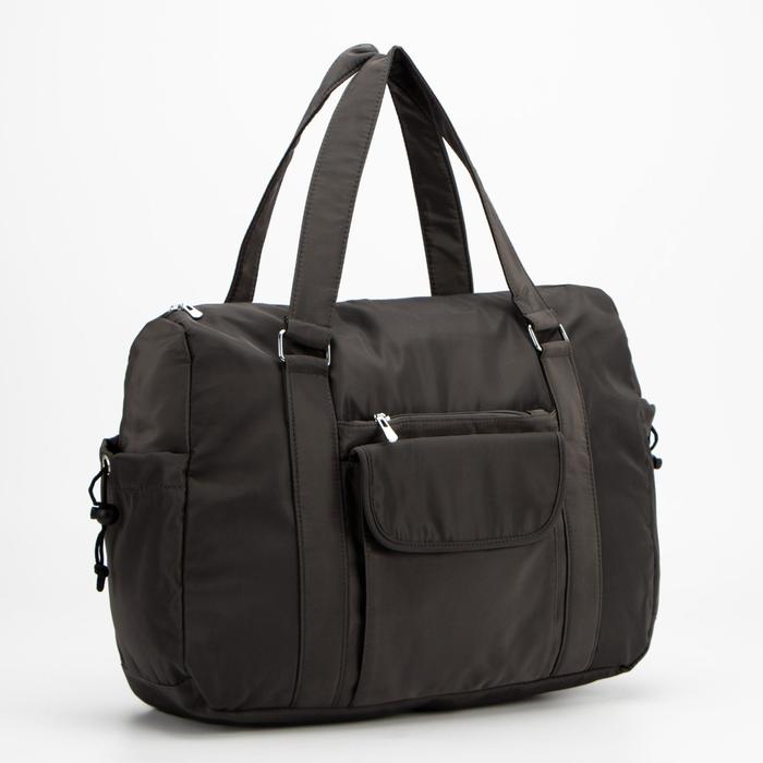 Сумка дорожная, отдел на молнии, 5 наружных карманов, цвет серый
Сумка дорожная, отдел на молнии, 5 наружных карманов, цвет серый