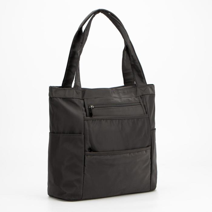 Сумка дорожная на молнии, 5 наружных карманов, цвет серый
Сумка дорожная на молнии, 5 наружных карманов, цвет серый