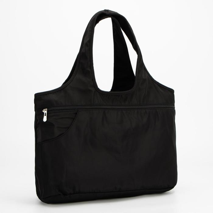 Сумка дорожная, отдел на молнии, 5 наружных карманов, цвет чёрный
Сумка дорожная, отдел на молнии, 5 наружных карманов, цвет чёрный