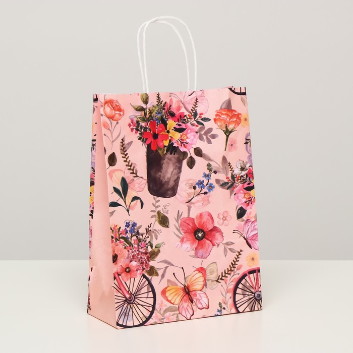 Пакет крафт "Нежность", 18 х 8 х 25 см
Пакет крафт "Нежность", 18 х 8 х 25 см