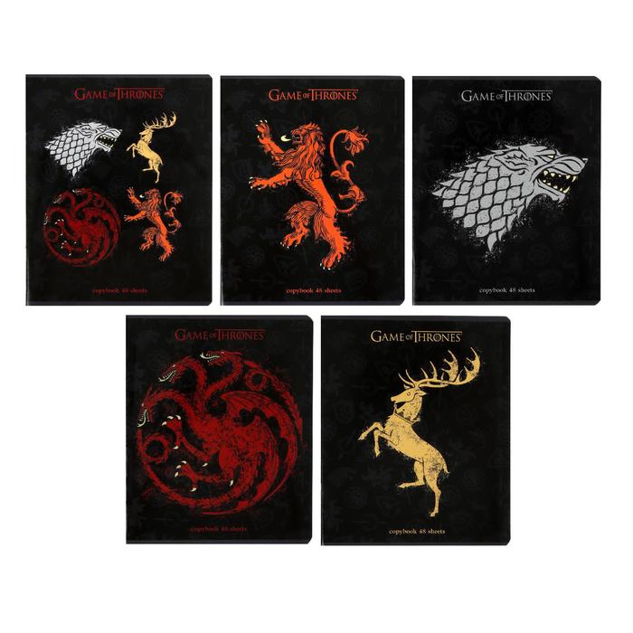 Тетрадь 48 листов в клетку "Игра престолов 2", обложка мелованный картон, блок офсет, МИКС
Тетрадь 48 листов в клетку "Игра престолов 2", обложка мелованный картон, блок офсет, МИКС