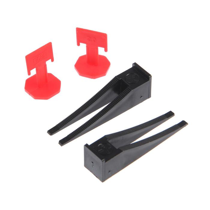 Система выравнивания плитки "ПСВП", зажим 2 мм + клин (40+40 шт.), пакет
Система выравнивания плитки "ПСВП", зажим 2 мм + клин (40+40 шт.), пакет